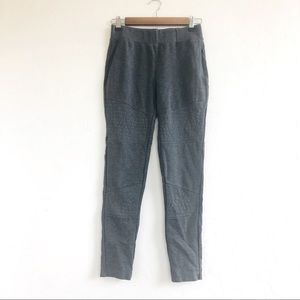 Title Nine Pants with Stitch Detail in Grey S
